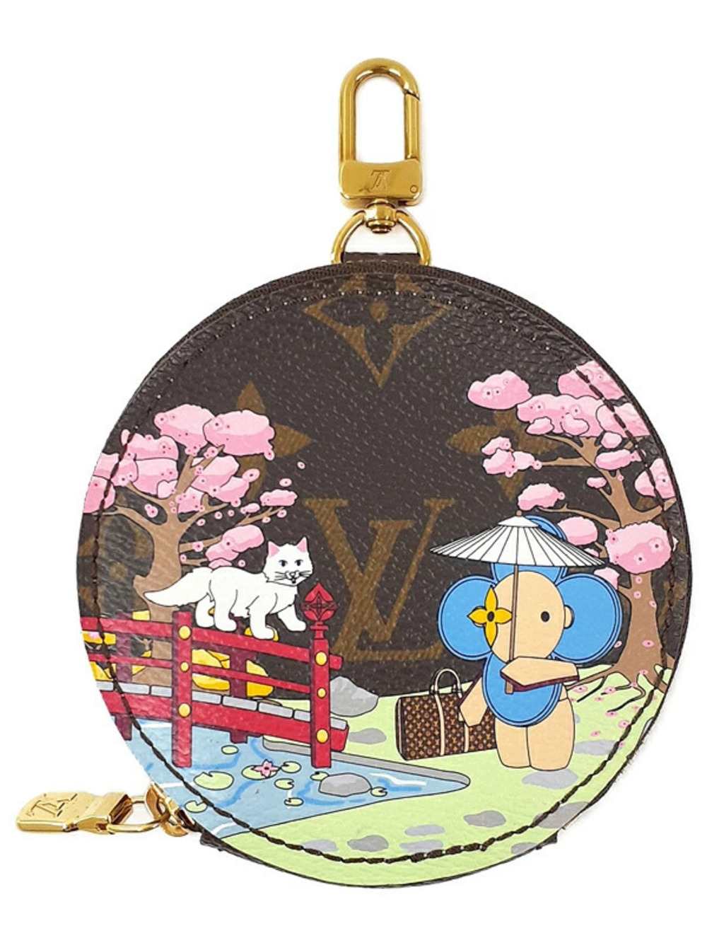 Louis Vuitton Monogram Portemonnaie Long Vivienne Coin Case